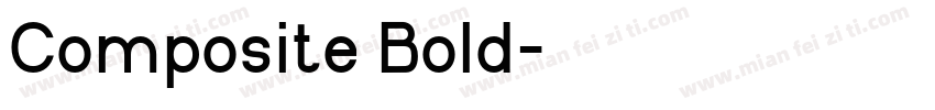 Composite Bold字体转换